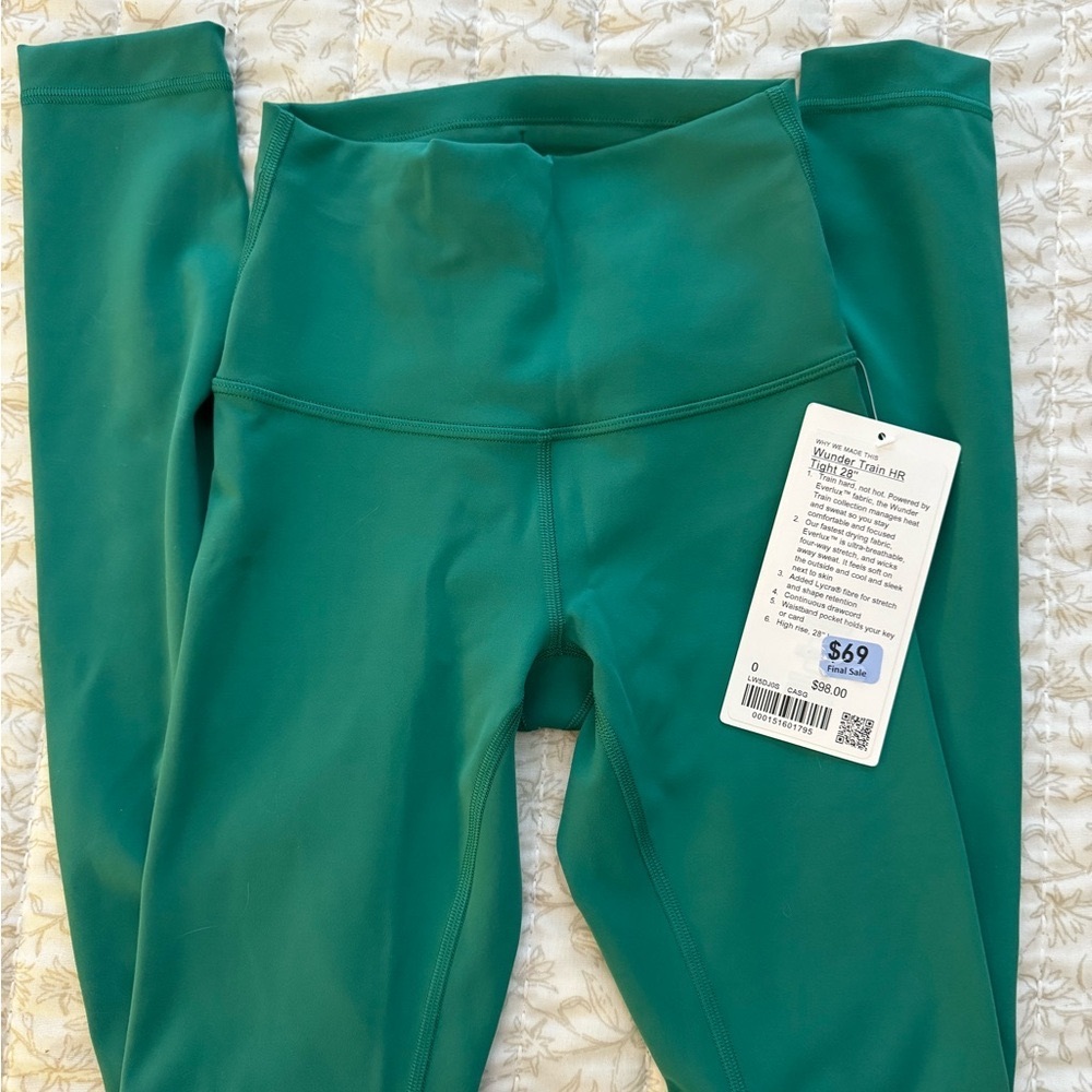 NWT Lululemon Wunder Train Leggings